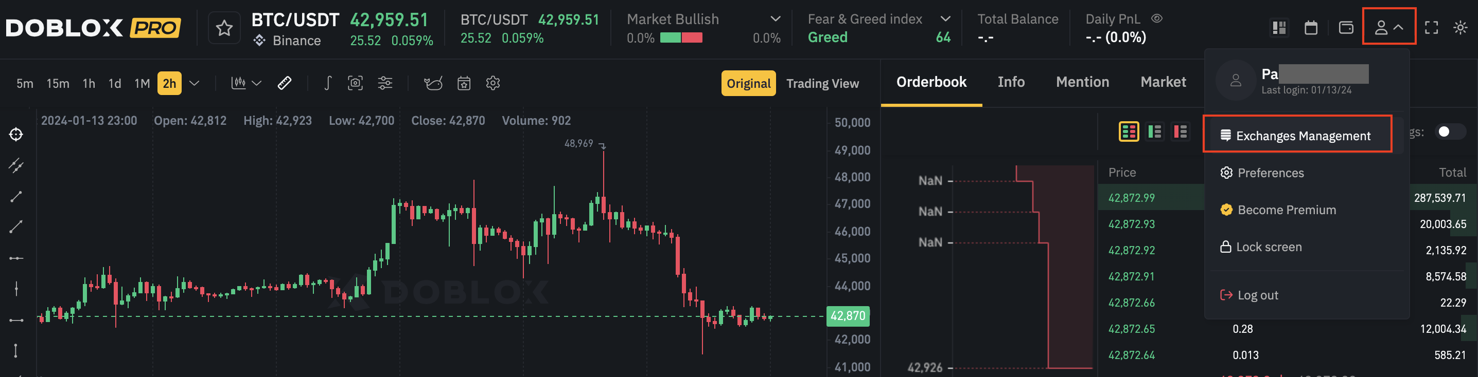 Doblox IP whitelisting for Coinex